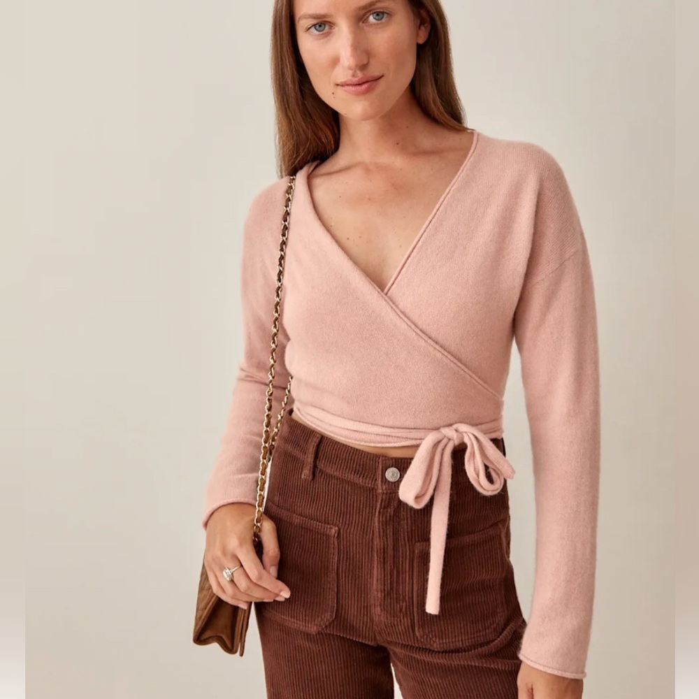 Reformation Cashmere Wrap Sweatee - Small